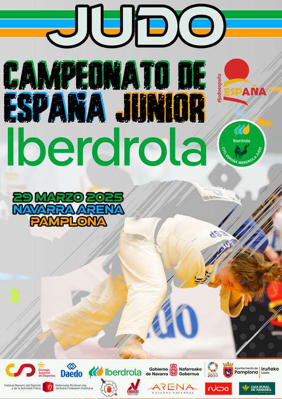 CAMPEONATO DE ESPAÑA DE JUDO JUNIOR IBERDROLA. Pamplona, 29-03-25. STAGE JUDO 30-03-25. FOTOS